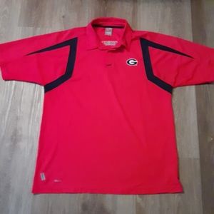 Nike fit dry Georgia bulldog polo